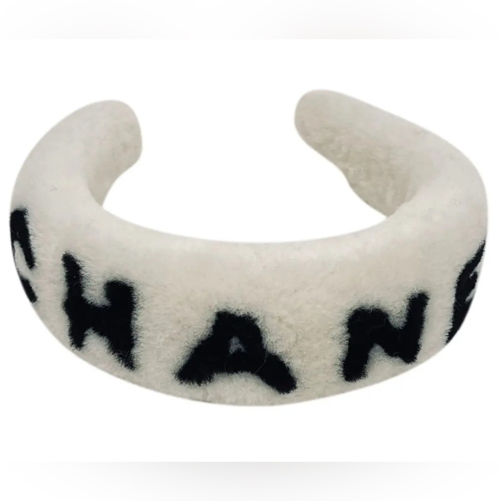 copy CC Shearling Logo headband new*